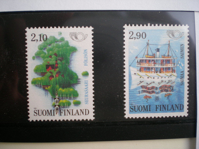 Postituore sarja POHJOLA 1991 - LaPe 1138-1139 **