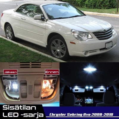 Chrysler Sebring (MK3) Avo Sisätilan LED-sarja 7