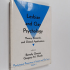 Gregory M. Herek : Lesbian and Gay Psychology : theory, r... - pikkukuva 1
