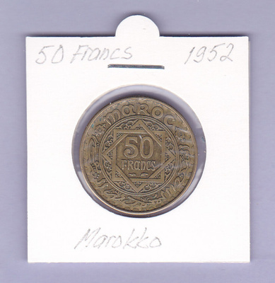 Marokko 50 Francs v.1952 KM#51