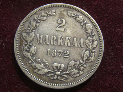 2 markkaa 1872