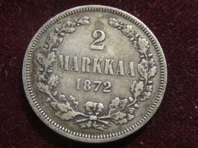 2 markkaa 1872