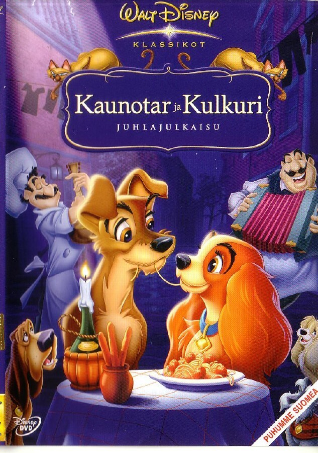 dvd, Kaunotar ja Kulkuri (Walt Disney 15. klassikko) - juhla