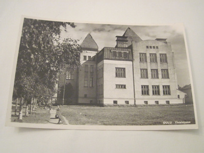 VANHA Postikortti Oulu 1950-l Alkup.Mallikappale