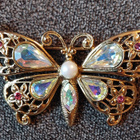 Vintage perhonen pukukoru 1928 Jewelry Company - pikkukuva 2