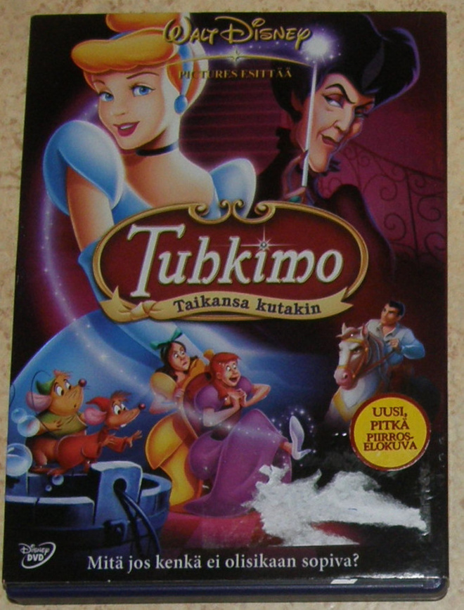 Tuhkimo taikansa kutakin - DVD