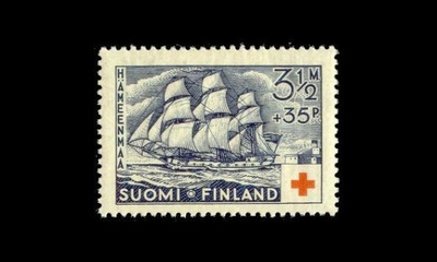 201 ** Punainen risti 3 1/2mk+35p (1937)