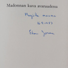 Jorma Etto : Madonnan kuva avaruudessa : runoja (signeera... - pikkukuva 3
