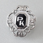 PK - Valtion Palopäällystö koulun kurssimerkki v.1936, hopea - pikkukuva 1