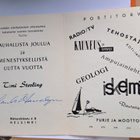 Kiitoskortti mies kumartaa, taittokortti, kulkenut - pikkukuva 3