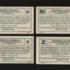Itävalta Notgeld 50, 80 Heller, 1, 2 Kronen, Linz, 1. painos - pikkukuva 2