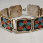 Vintage Zuni Inlay rannekoru - pikkukuva 1