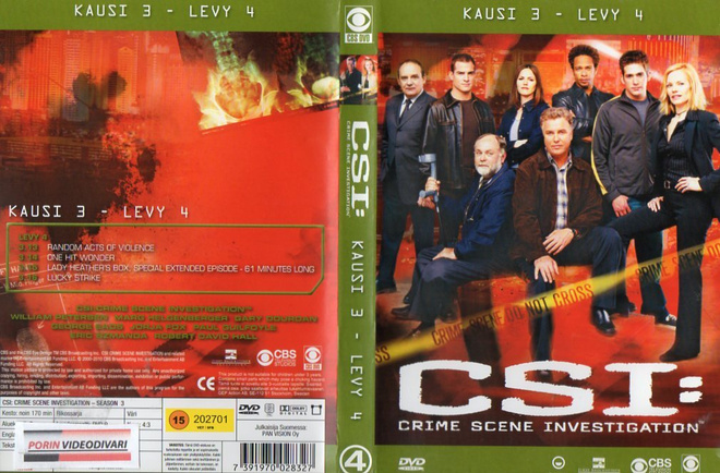Csi Kausi 3 Levy 4	(28 965)	k	-FI-	DVD					170min