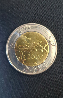 Suomi 5€, 2007 - Suomen itsenäisyys 90 vuotta