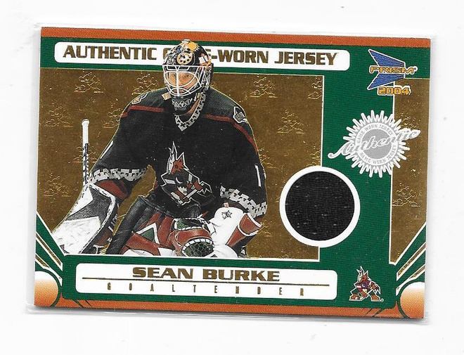 2004 Prism Authentic Jersey # Sean Burke Phoenix MV Paita