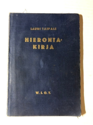 Lauri Taipale Hierontakirja vuodelta 1932!!