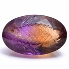 Ametriini 91.20 ct saturoitunut oranssi-purppura läpinäkyvä - pikkukuva 1
