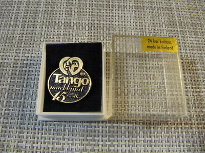Tangomarkkinat 15 vuotta pinssi 2010.