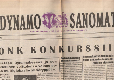 2 Uudenkaupungin Dynamo Sanomat 2/1995, 1/1996