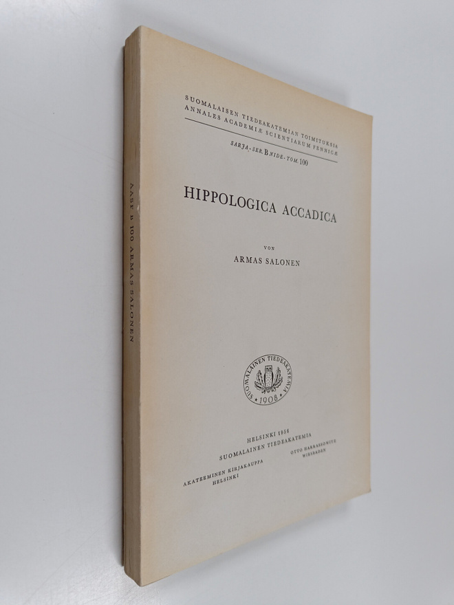 Armas Salonen : Hippologica Accadica