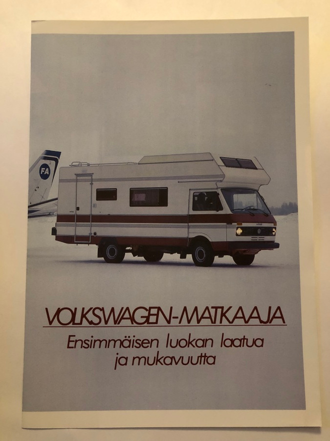 Myyntiesite - Volkswagen -Matkaaja -1986