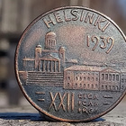 Helsinki 1939. Halkaisija - 29 mm. Valmistajan leimalla. - pikkukuva 2