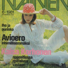 Uusi Nainen n:o 6 1981 Kaisa Korhonen.Helena Kekkonen. Helga - pikkukuva 1