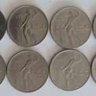 9 kpl Italia 50 lire1956-1979, 4 kuvaa - pikkukuva 1