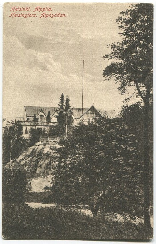 Helsinki Alppila, kulkenut 1916