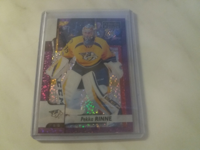2017-18 O-Pee-Chee Platinum Violet Pixels Pekka Rinne #79