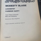 Modesty Blaise 1975 Special Comics 5 - pikkukuva 2