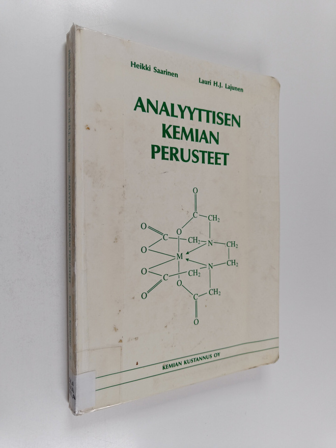 Heikki Saarinen ym. : Analyyttisen kemian perusteet