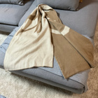 CARIN WESTER upea logo beige valk muhkea shaali käännettävä - pikkukuva 2