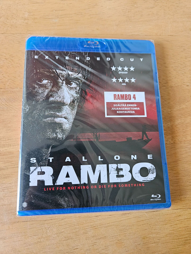 Rambo 4 (Blu-ray, uusi)