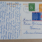 Vanha kirjekortti, kirjeensulkija Kansalliset Nuoret 1947 - pikkukuva 1