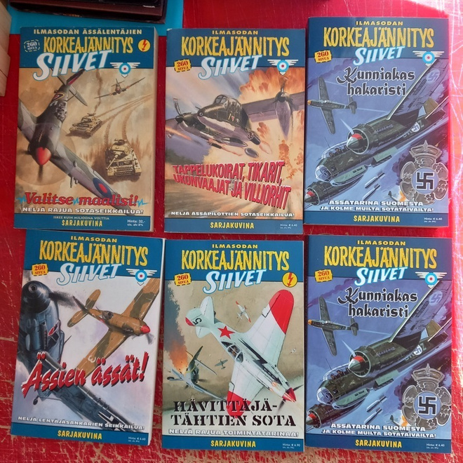 Ilmasodan Korkeajännitys valikoima 3,5€/kpl