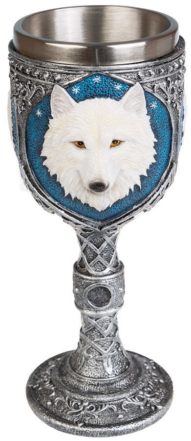 WHITE WOLF PIKARI 20CM	(47 908)	(wo-127) n.20cm, polystone