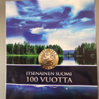 Itsenäinen Suomi 100 vuotta -keräilykansio ja mitalit - pikkukuva 1