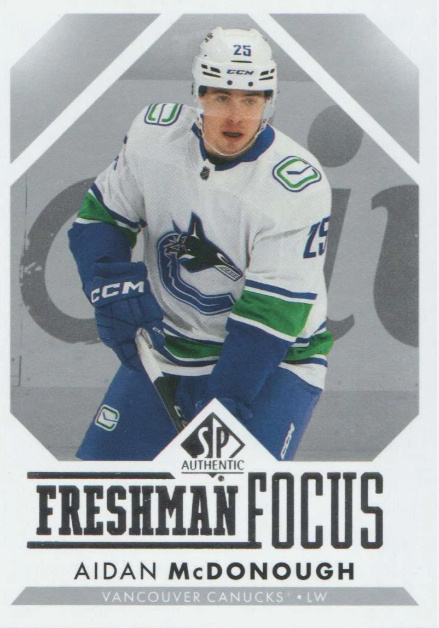 2023-24 SP Authentic Freshman Focus #FF17 Aidan McDonough