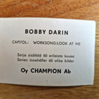 Champion Pop purkkakuva. Bobby Darin - pikkukuva 2