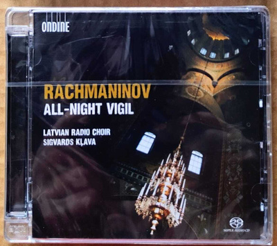 RACHMANINOV: All-Night Vigil – UUSI! - Ondine SACD/CD 2012