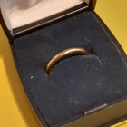 Kultasormus C 18K 750 17mm - pikkukuva 1