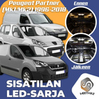 Peugeot Partner Sisätilan LED-sarja 7-osainen - pikkukuva 1