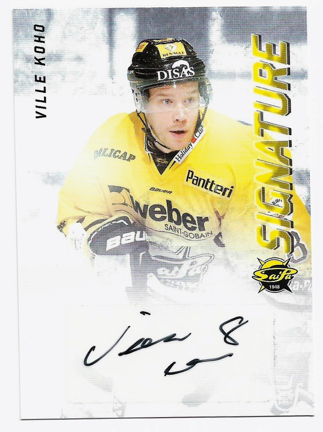 2015-16 Cardset Signature Ville Koho