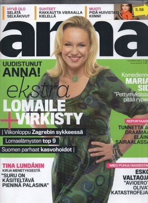 Anna n:o 37 2008 Maria Sid. Noora & Sushil. Tiina. Esko.