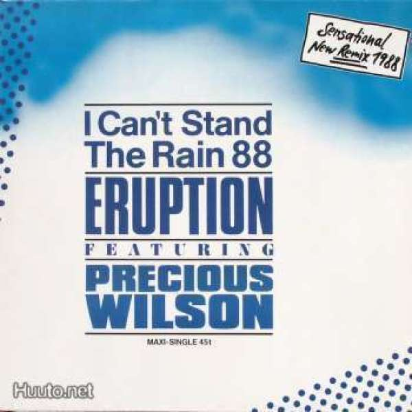 ERUPTION :: I CAN'T STAND THE RAIN 88::VINYYLI MAXI12"1988