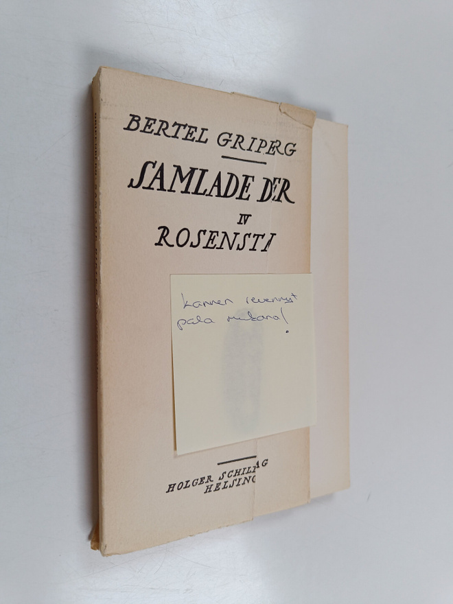 Bertel Gripenberg : Samlade dikter 4. bd - Rosenstaden