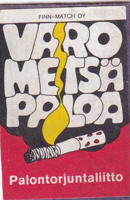 Palontorjuntaliitto. Varo Metsä Paloa. , s74