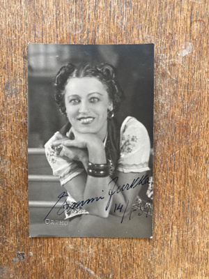 EMMI JURKKA, SIGNEERATTU VALOKUVA, 14.1.1939
