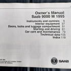 SAAB 9000 Owner's manual 1995 - pikkukuva 2